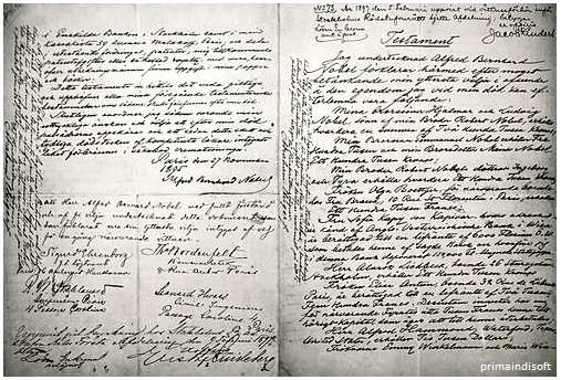Belajar Sejarah | Surat Wasiat Nobel