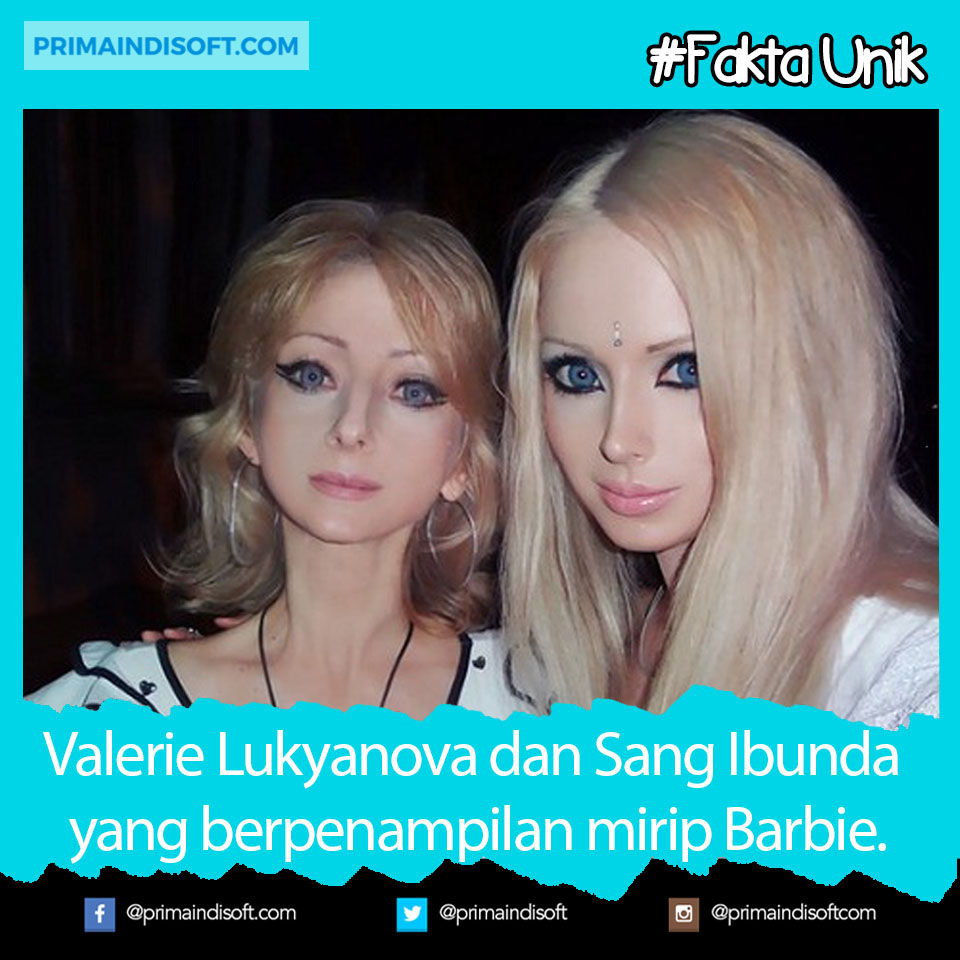 Fakta Unik Keluarga Barbie Valerie Lukyanova