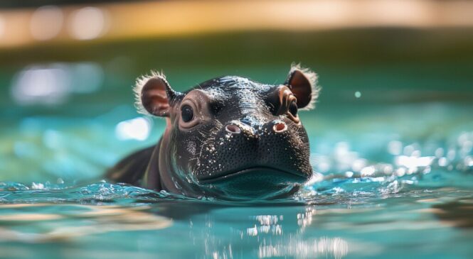 Yuk, Kenalan dengan Moo Deng, Pygmy Hippo dari Thailand yang Terancam Punah!