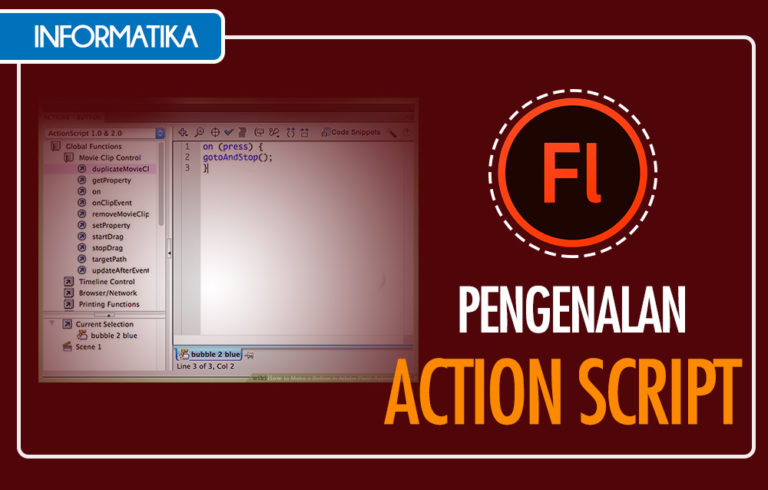 Tutorial Animasi : Pengenalan Action Script - Primaindisoft